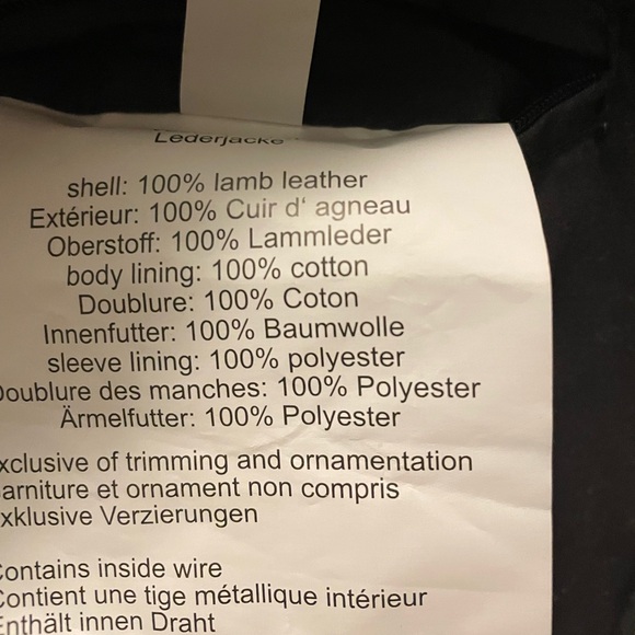 Mauritius tan vegetable tanned ethically produced lambskin leather jacket - Picture 9 of 12